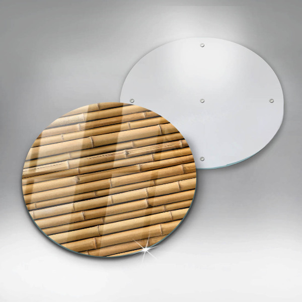 Tagliere in vetro Bambù boho naturale