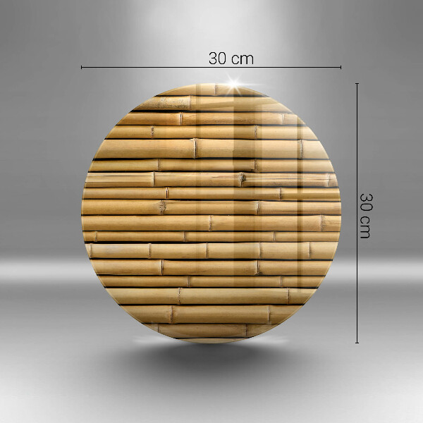 Tagliere in vetro Bambù boho naturale