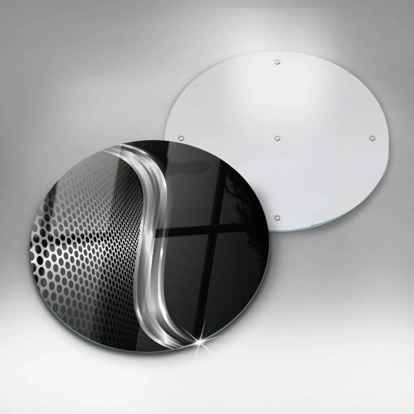 Tagliere in vetro Struttura in metallo