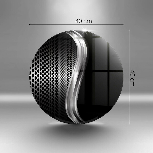 Tagliere in vetro Struttura in metallo