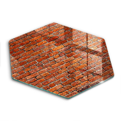 Tagliere in vetro Muro di muro di mattoni