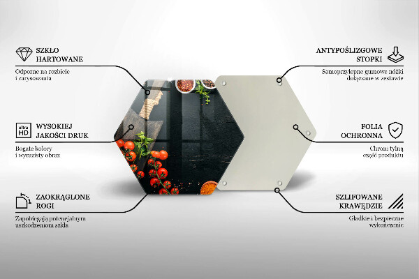 Tagliere in vetro Pomodorini