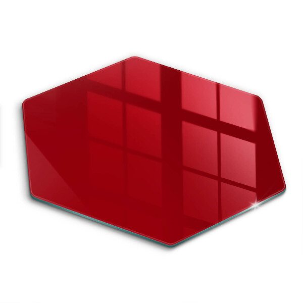 Tagliere in vetro temperato colore rosso