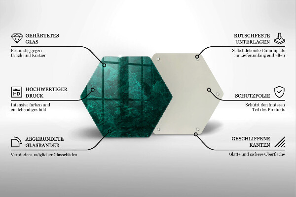 Tagliere in vetro Trama di sfondo in pietra