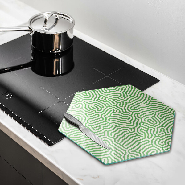 Tagliere in vetro Linee astratte