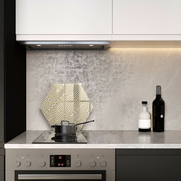 Tagliere in vetro Linee geometriche