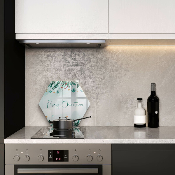 Tagliere in vetro Merry Christmas