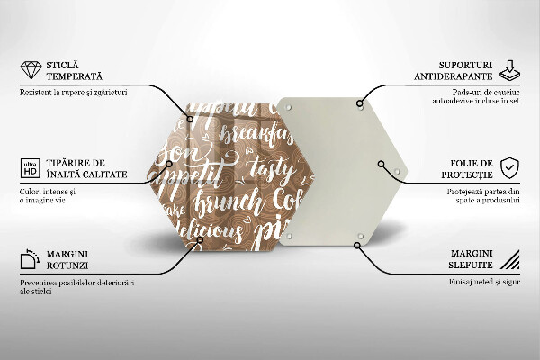 Tagliere in vetro Sottotitoli buon appetito