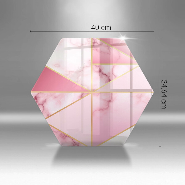 Tagliere in vetro Marmo geometrico