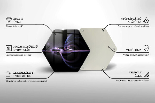 Tagliere in vetro Astrazione moderna