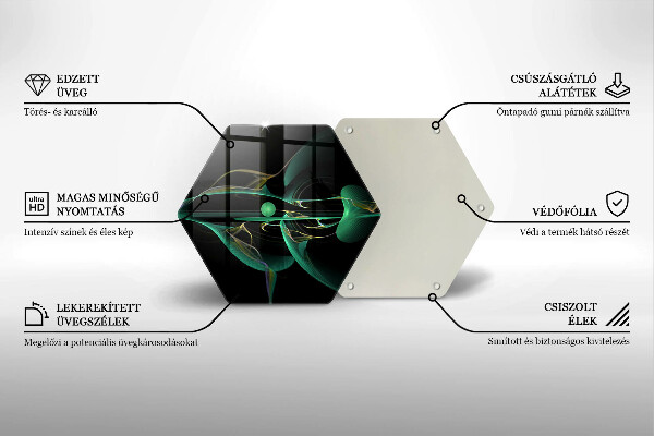 Tagliere in vetro Astrazione moderna