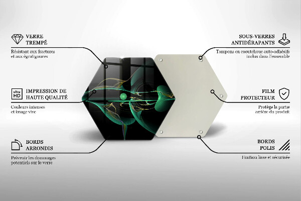 Tagliere in vetro Astrazione moderna