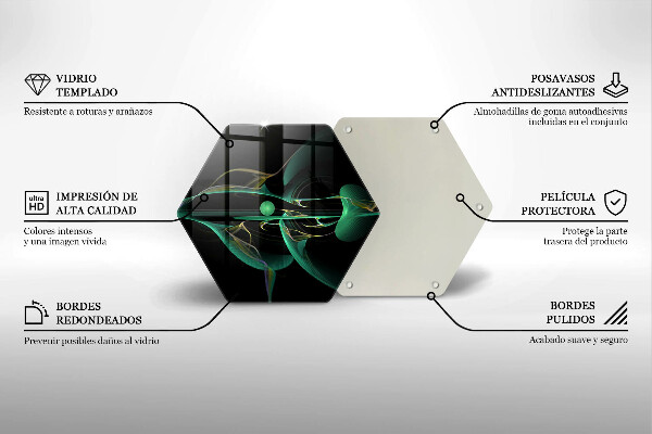 Tagliere in vetro Astrazione moderna