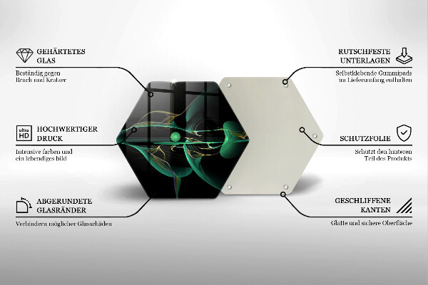 Tagliere in vetro Astrazione moderna