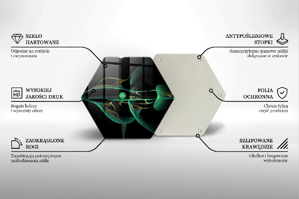 Tagliere in vetro Astrazione moderna
