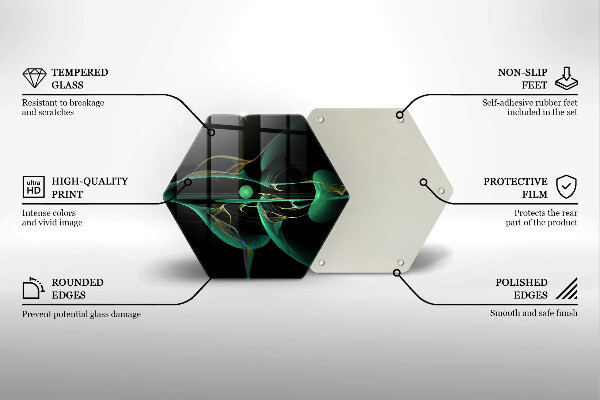 Tagliere in vetro Astrazione moderna