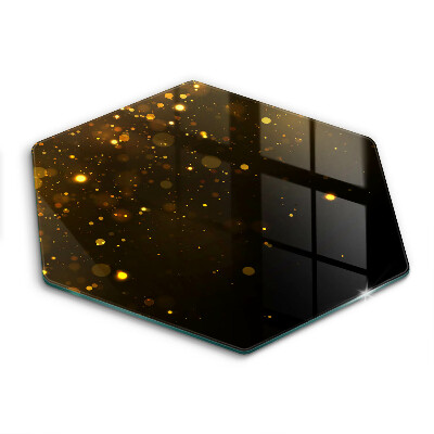 Tagliere in vetro temperato Scintillio d'oro