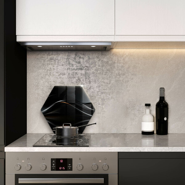 Tagliere in vetro temperato Progettazione 3D astratta