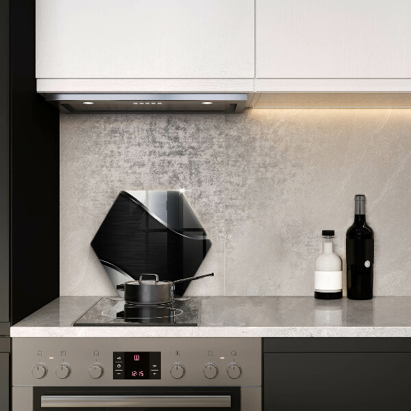 Tagliere in vetro Astrazione del metallo