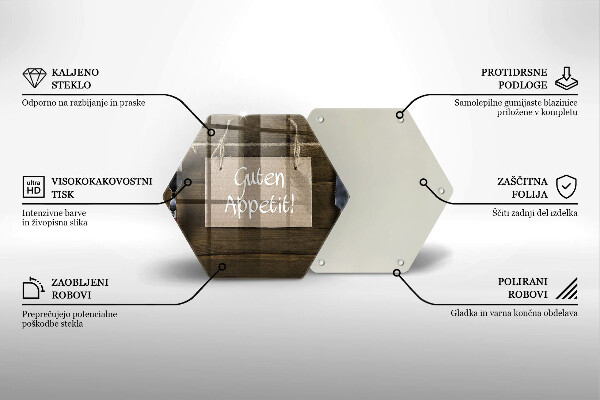 Tagliere in vetro Guten Apetit