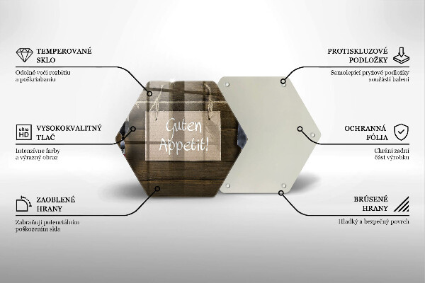 Tagliere in vetro Guten Apetit