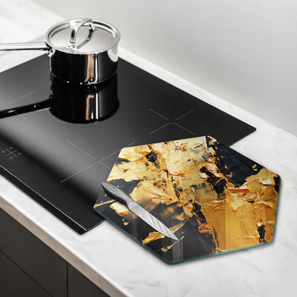 Tagliere in vetro temperato Texture di vernice elegante