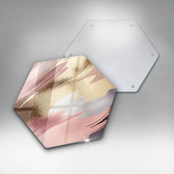 Tagliere in vetro temperato Macchie pastello