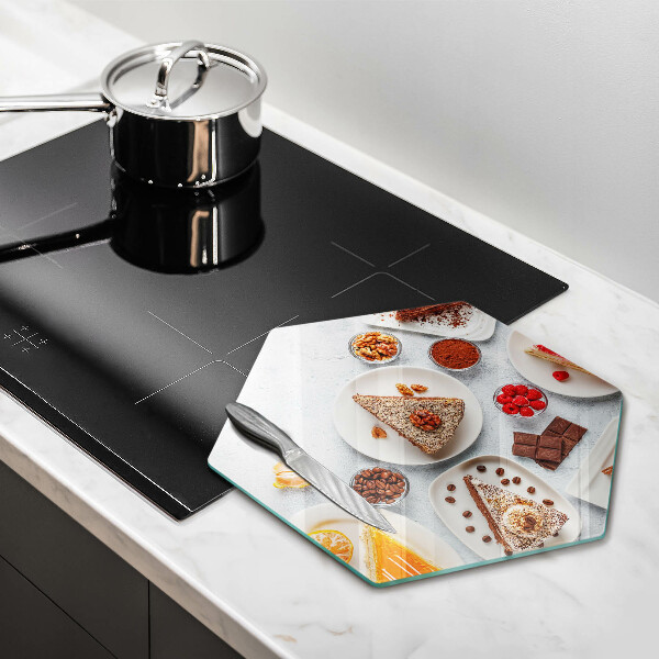 Tagliere in vetro temperato La dolcezza della torta