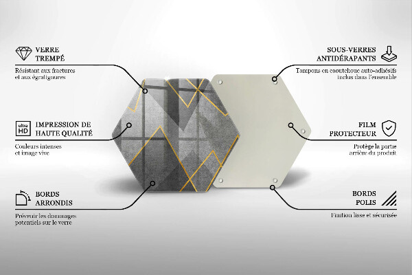 Tagliere in vetro temperato Forme taglienti