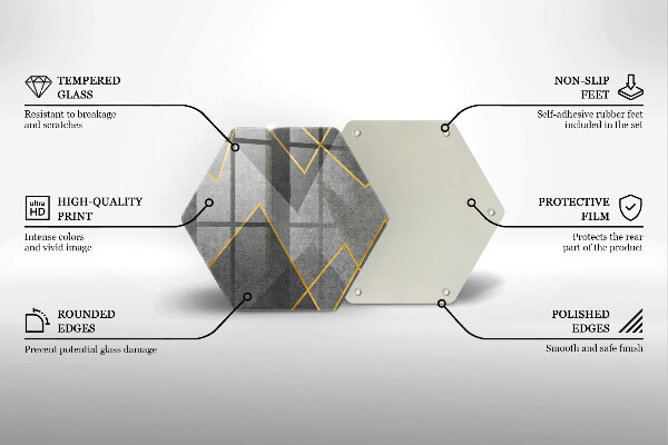 Tagliere in vetro temperato Forme taglienti