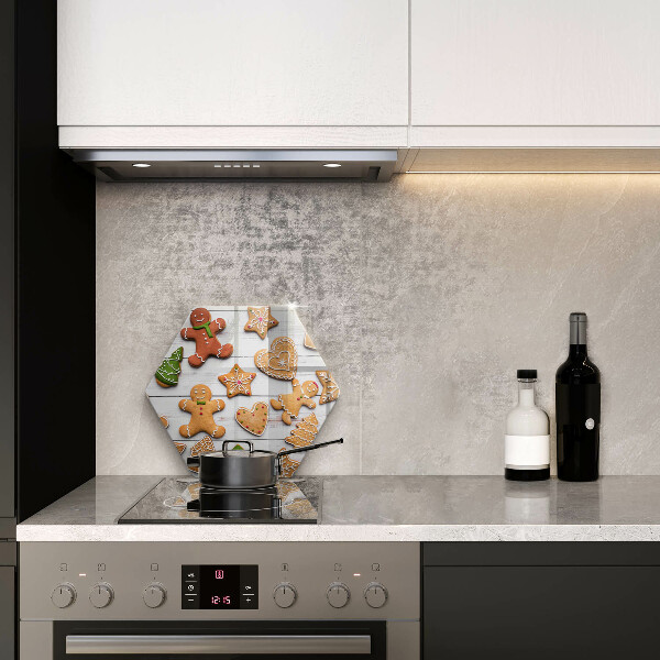 Tagliere in vetro temperato Pan di zenzero di Natale