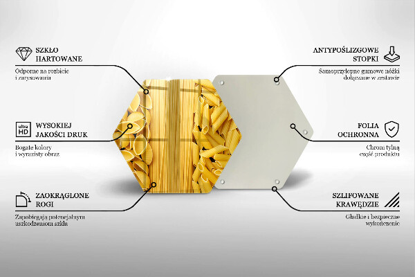 Tagliere in vetro temperato Pasta