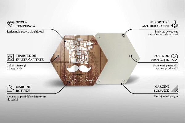 Tagliere in vetro temperato I like cooking