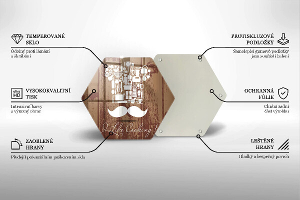 Tagliere in vetro temperato I like cooking