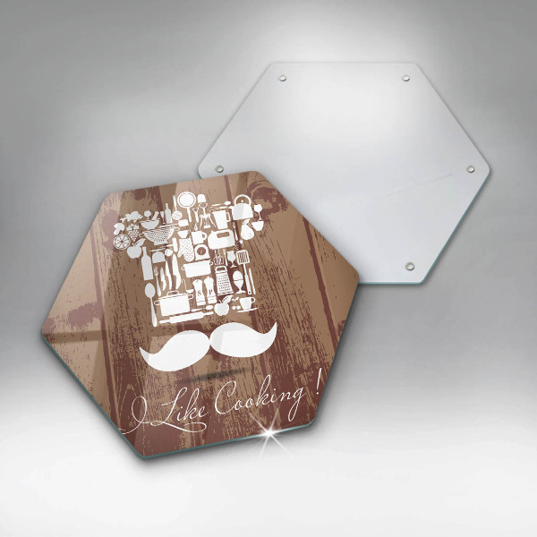 Tagliere in vetro temperato I like cooking