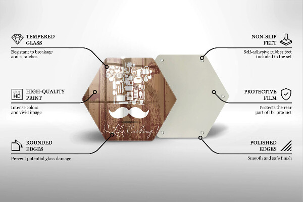 Tagliere in vetro temperato I like cooking