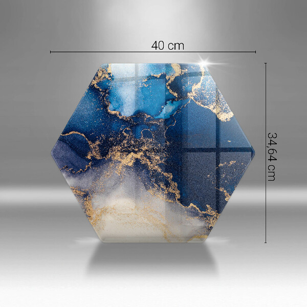 Tagliere in vetro temperato Astrazione del marmo