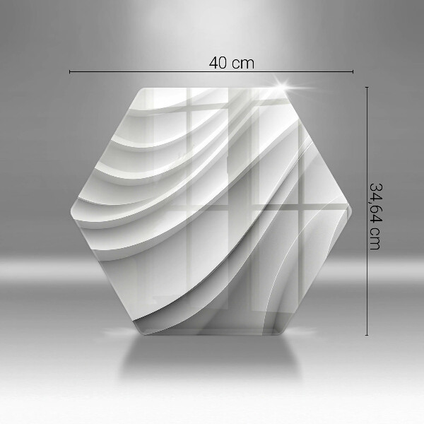 Tagliere in vetro temperato Linee geometriche