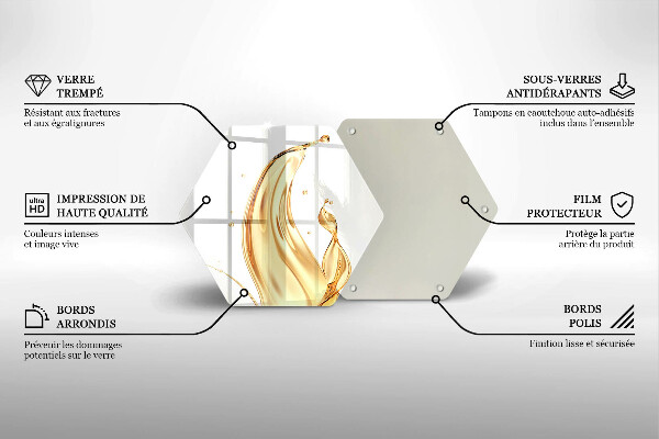 Tagliere in vetro temperato olio d'oliva