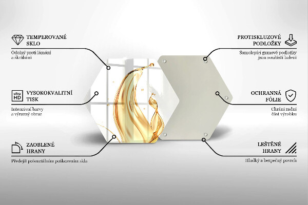 Tagliere in vetro temperato olio d'oliva