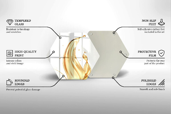 Tagliere in vetro temperato olio d'oliva