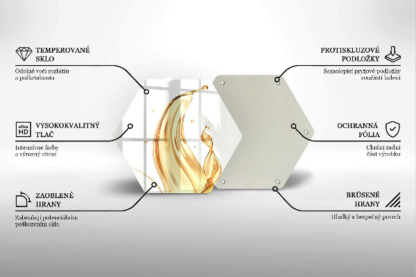 Tagliere in vetro temperato olio d'oliva