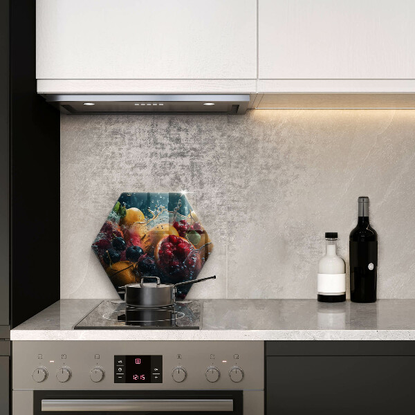 Tagliere in vetro temperato Frutta in acqua