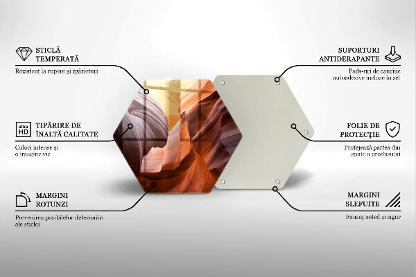 Tagliere in vetro temperato Grand Canyon