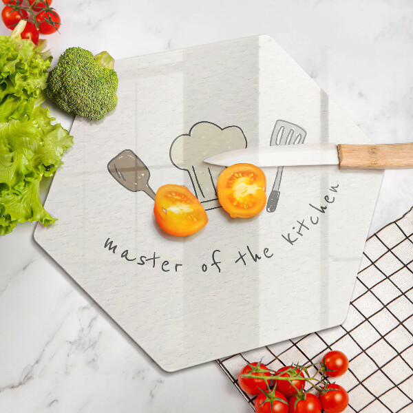 Tagliere in vetro temperato Master of the Kitchen