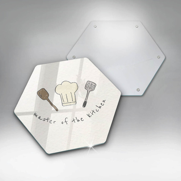 Tagliere in vetro temperato Master of the Kitchen
