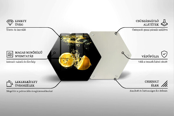 Tagliere in vetro Succoso frutto di limone