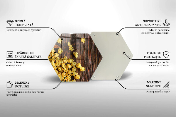 Tagliere in vetro temperato Pasta in tavola