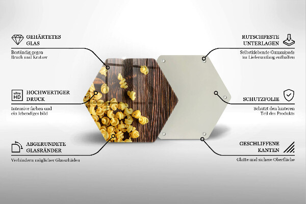 Tagliere in vetro temperato Pasta in tavola