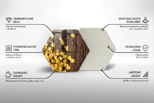 Tagliere in vetro temperato Pasta in tavola